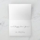 Cartes Pour Fêtes Annuelles Joyeux Noël Brown orignal blanc (Intérieur)