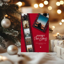 Joyeux Noël Caméra Roll 6 Photo Collage