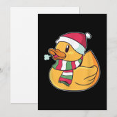 Cartes Pour Fêtes Annuelles Joyeux Noël Canard Dub (Devant / Derrière)