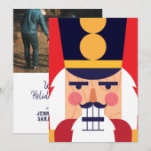 Cartes Pour Fêtes Annuelles JOYEUX NOËL | Casse-noisette de Noël (Devant / Derrière)