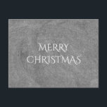 Cartes Pour Fêtes Annuelles Joyeux Noël Chalkboard Typographie noir blanc<br><div class="desc">Joyeux Noël Chalkboard Blackboard Look Élégant écriture manuscrite Typographie Gris Noir Blanc Vacances Cadeaux</div>