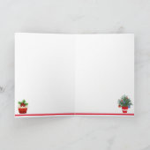 Cartes Pour Fêtes Annuelles Joyeux Noël Chat de Fête  (Intérieur)