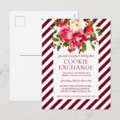 Cartes Pour Fêtes Annuelles Joyeux Noël | Christmas Cookie Exchange (Devant / Derrière)