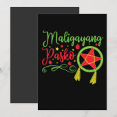 Cartes Pour Fêtes Annuelles Joyeux Noël Christmas Philippin Philippines (Devant / Derrière)