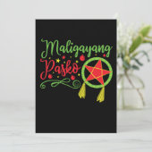 Cartes Pour Fêtes Annuelles Joyeux Noël Christmas Philippin Philippines (Debout devant)