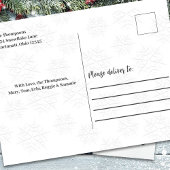 Cartes Pour Fêtes Annuelles Joyeux Noël Classic Calligraphie Argent Script