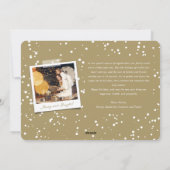 Cartes Pour Fêtes Annuelles Joyeux Noël Classic Script Photo Élégant Chic (Dos)