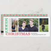 Cartes Pour Fêtes Annuelles Joyeux Noël coincé (Devant / Derrière)