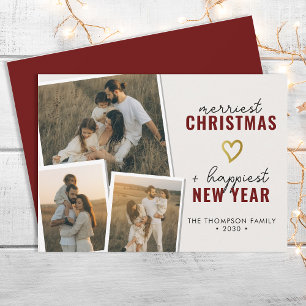 Cartes Pour Fêtes Annuelles Joyeux Noël   Collection photo Boho 3 moderne