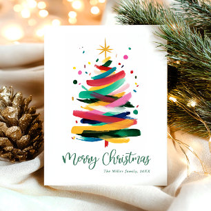 Cartes Pour Fêtes Annuelles Joyeux Noël Coloré