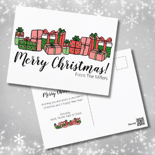 Cartes Pour Fêtes Annuelles Joyeux Noël Coloré