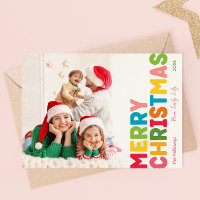 Joyeux Noël coloré et brillant Photo complète