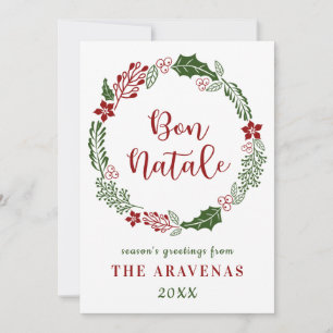 Cartes Pour Fêtes Annuelles Joyeux Noël corse, personnalisé
