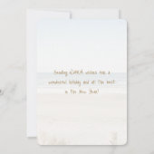 Cartes Pour Fêtes Annuelles Joyeux Noël côtier Plage tropicale Holiday Tree (Dos)