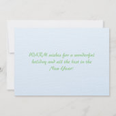 Cartes Pour Fêtes Annuelles Joyeux Noël côtier Sanibel Island Beach Père Noël (Dos)