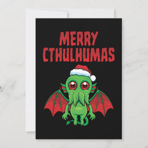 Cartes Pour Fêtes Annuelles Joyeux Noël Cthulhuien