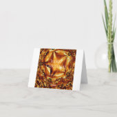 Cartes Pour Fêtes Annuelles Joyeux Noël cuivre or brillant étoile (Dos)