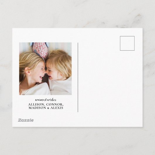 Cartes Pour Fêtes Annuelles Joyeux Noël Cute Doodle Vacances (Dos)