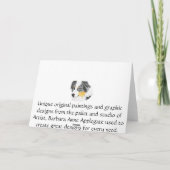 Cartes Pour Fêtes Annuelles Joyeux Noël d'Airedale Terrier (Dos)