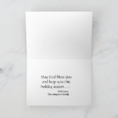 Cartes Pour Fêtes Annuelles Joyeux Noël d'Airedale Terrier (Intérieur)