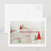 Cartes Pour Fêtes Annuelles Joyeux Noël dans le monde (Devant / Derrière)