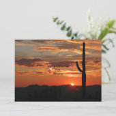 Cartes Pour Fêtes Annuelles Joyeux Noël d'Arizona (Debout devant)