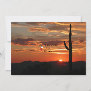 Cartes Pour Fêtes Annuelles Joyeux Noël d'Arizona