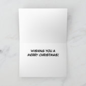 Cartes Pour Fêtes Annuelles Joyeux Noël de Badminton (Intérieur)