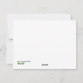 Cartes Pour Fêtes Annuelles Joyeux Noël de baseball (Dos)