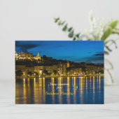 Cartes Pour Fêtes Annuelles Joyeux Noël de Budapest, Hongrie (Debout devant)
