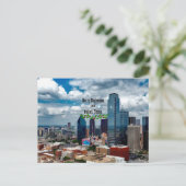 Cartes Pour Fêtes Annuelles Joyeux Noël de Dallas, Texas (Debout devant)