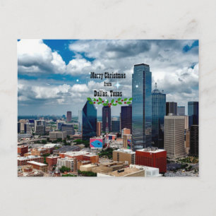 Cartes Pour Fêtes Annuelles Joyeux Noël de Dallas, Texas