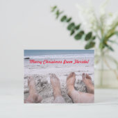 Cartes Pour Fêtes Annuelles Joyeux Noël de Floride drôle (Debout devant)