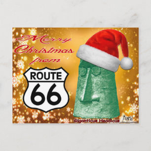 Cartes Pour Fêtes Annuelles Joyeux Noël de la Route 66 Giganticus