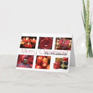 Cartes Pour Fêtes Annuelles Joyeux Noël de l'ex-mari