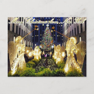 Cartes Pour Fêtes Annuelles Joyeux Noël de New York
