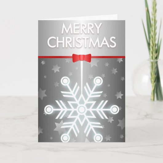 Cartes Pour Fêtes Annuelles Joyeux Noël de Noël étoile de Noël (Devant)