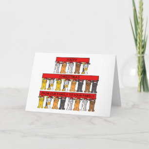 Cartes Pour Fêtes Annuelles Joyeux Noël de notre famille à vos