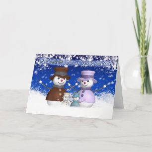 Cartes Pour Fêtes Annuelles Joyeux Noël de notre maison à votre maison
