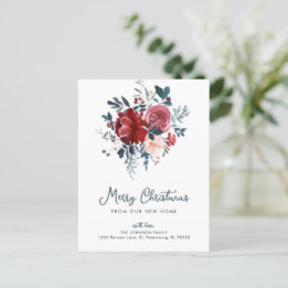 Cartes Pour Fêtes Annuelles Joyeux Noël de notre nouvelle maison