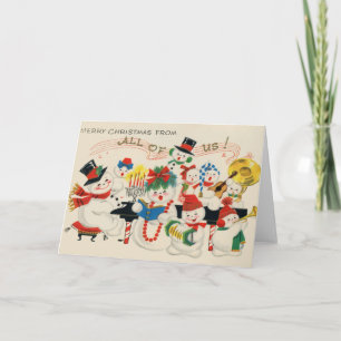 Cartes Pour Fêtes Annuelles Joyeux Noël de nous tous