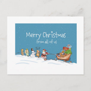 Cartes Pour Fêtes Annuelles Joyeux Noël de nous tous