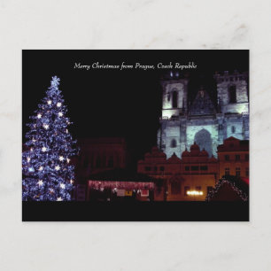 Cartes Pour Fêtes Annuelles Joyeux Noël de Prague, République Tchèque