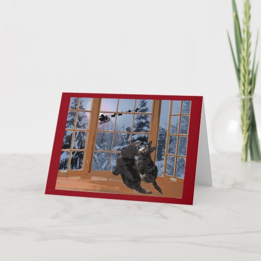 Cartes Pour Fêtes Annuelles Joyeux Noël de Scottie (Devant)