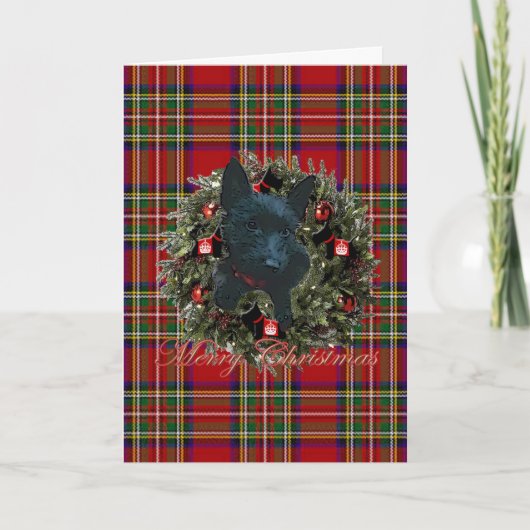 Cartes Pour Fêtes Annuelles Joyeux Noël de Scottie (Devant)
