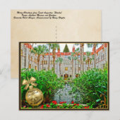 Cartes Pour Fêtes Annuelles Joyeux Noël de St (Saint Augustine) Floride (Devant / Derrière)