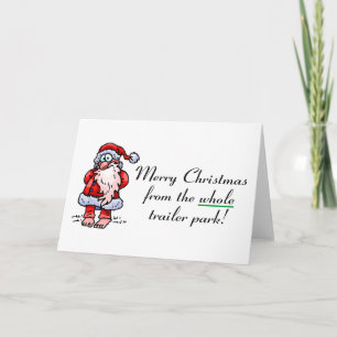 Cartes Pour Fêtes Annuelles Joyeux Noël De Tout Le Parc Des Remorques