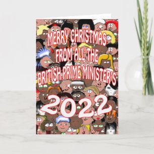 Cartes Pour Fêtes Annuelles joyeux Noël de tout le Premier ministre britanniqu
