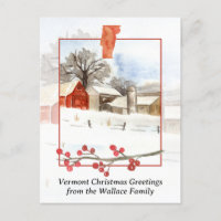 Joyeux Noël de Vermont Farm Personnalisé