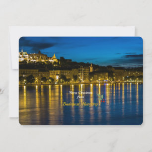 Cartes Pour Fêtes Annuelles Joyeux Noël depuis Budapest, Hongrie